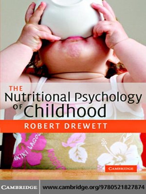 cover image of The Nutritional Psychology of Childhood